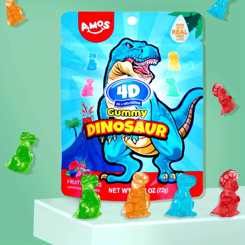 Dinosaurs standing 7OZ -4D Gummy