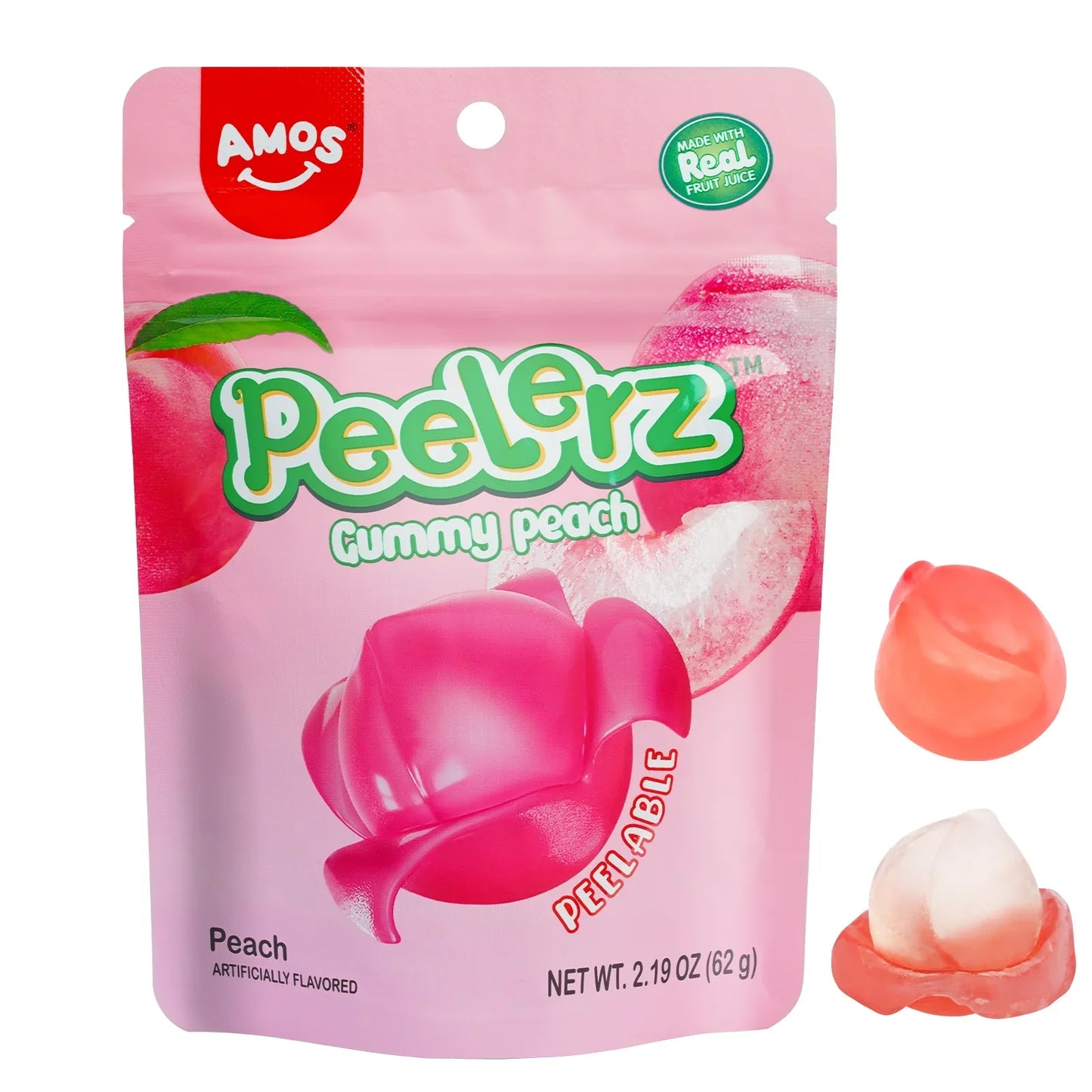 Peach Gummy Peelerz 6OZ-