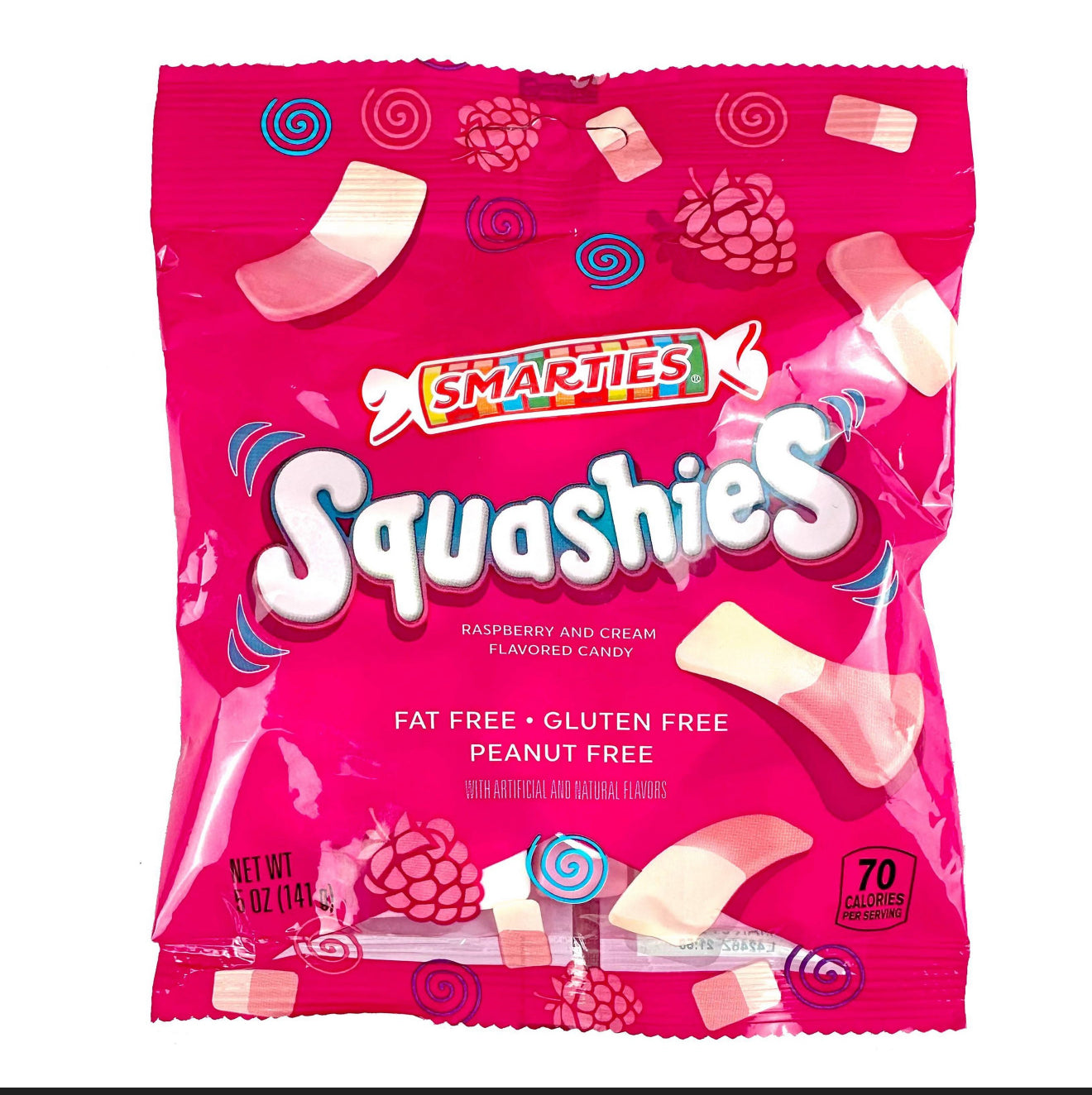 Squashies raspberry and cream