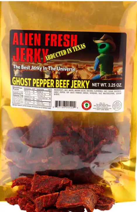 GHOST PEPPER BEEF JERKY- ALIEN JERKY
