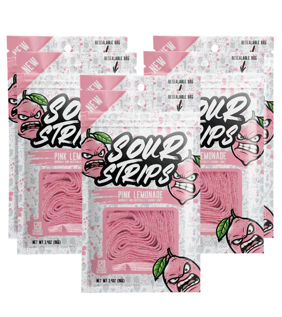 PINK LEMONADE- SOUR STRIPS
