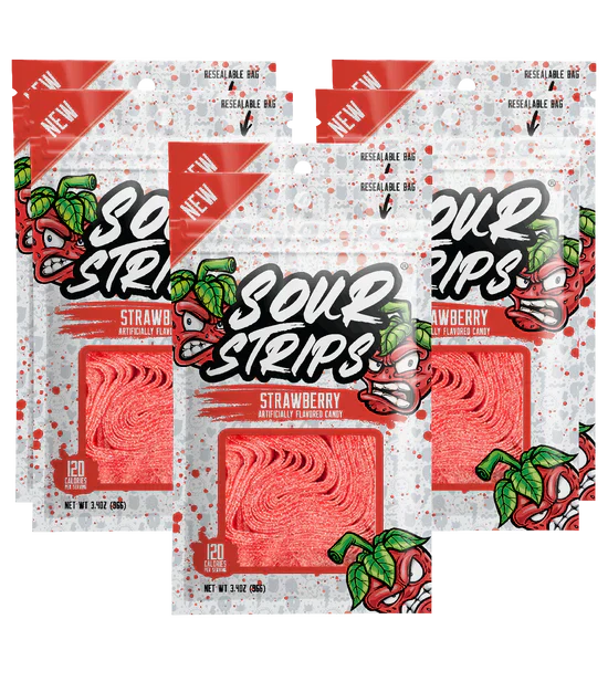 STRAWBERRY- SOUR STRIPS