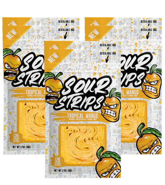 TROPICAL MANGO- SOUR STRIPS