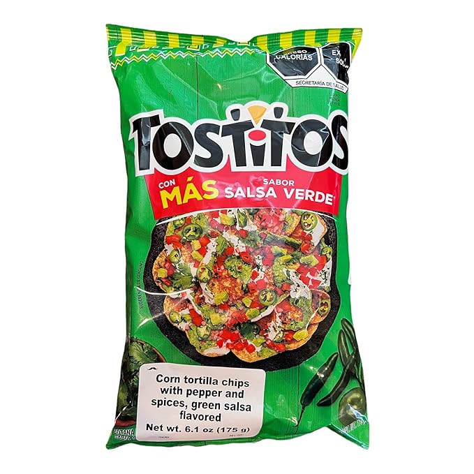 Tostito Salsa Verde- Sabritas count 26