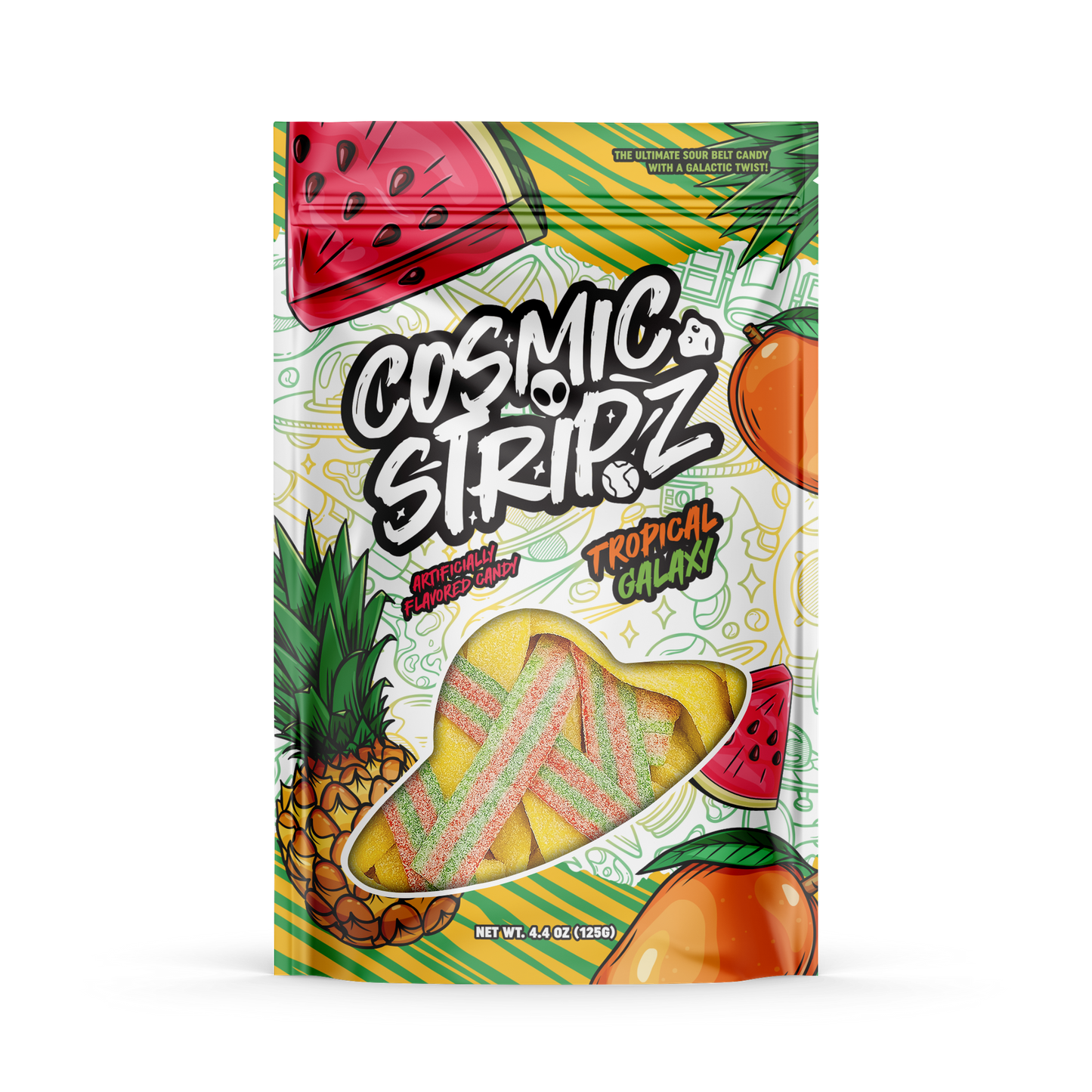 tropical galaxy - Cosmic Stripz 12 Count