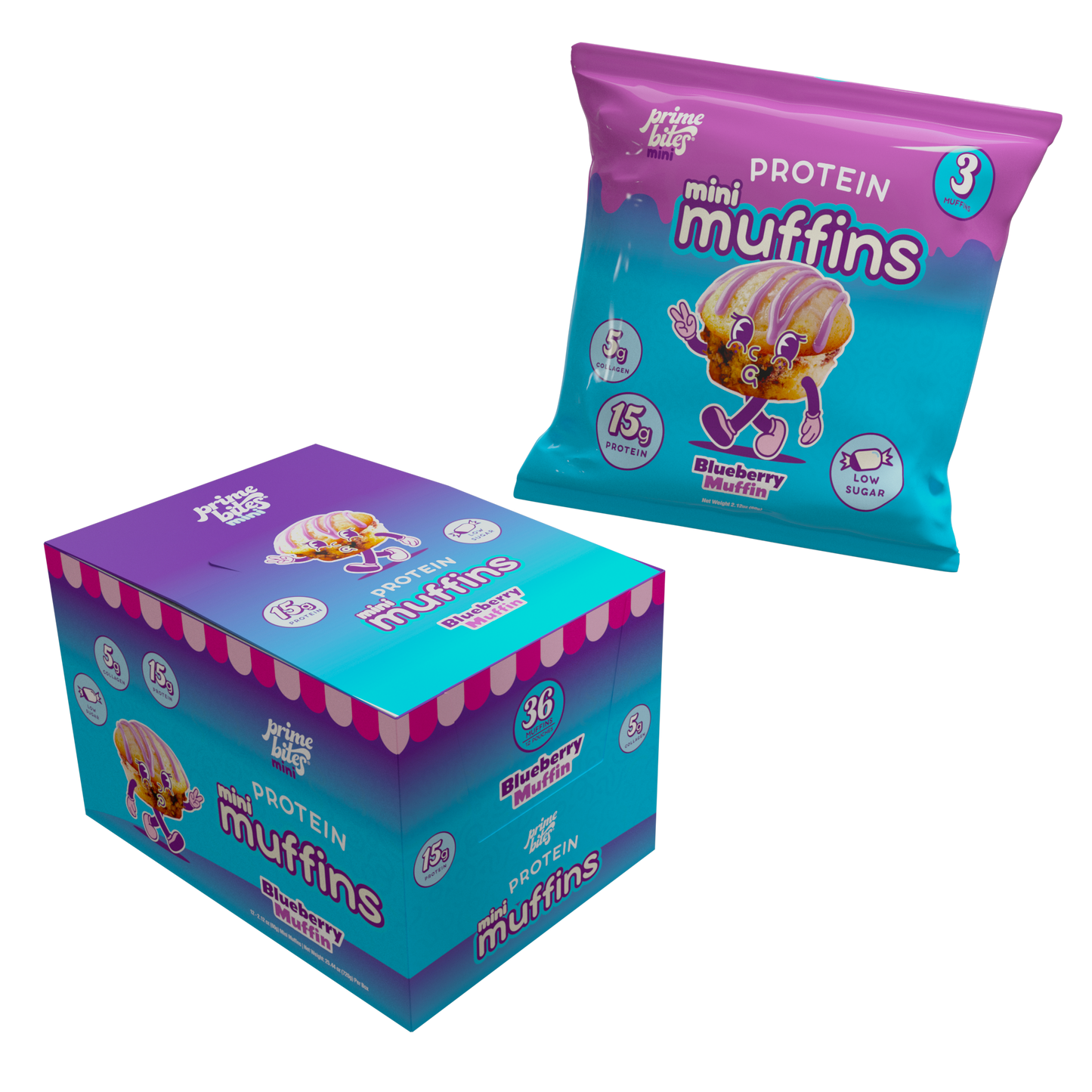 MINI MUFFINS - Blueberry Muffi