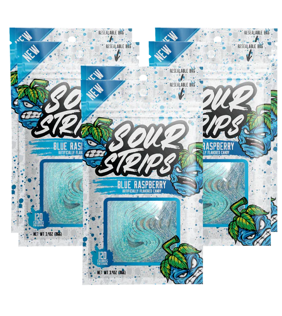 BLUE RASPBERRY- SOUR STIRPS