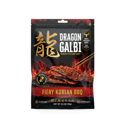 Dragon Galbi: Korean Style Beef Jerky (2.5 oz)