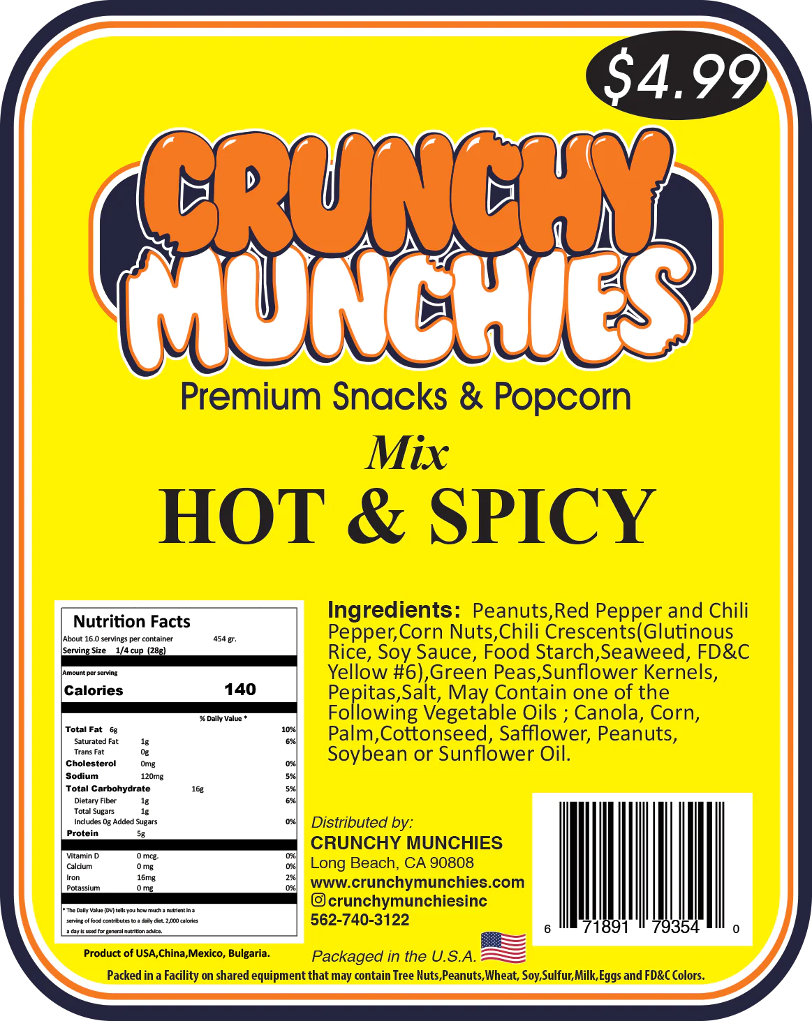 Hot & Spicy Mix- Crunchy Munchies