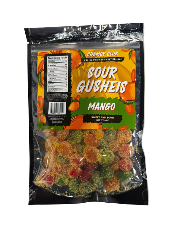 Chamoy Club – Sour Gushies Mango | 12-Count