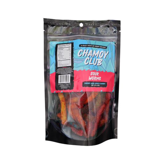 Chamoy Club – Sour Worms | 25-Count
