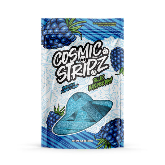 Blue Raspberry - Cosmic Stripz 12 Count