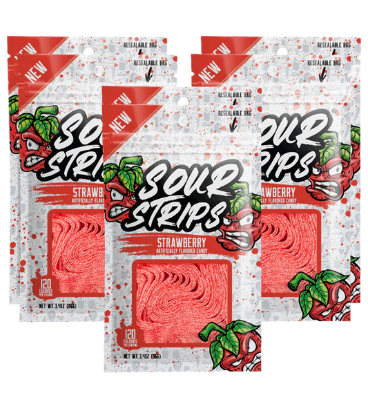 STRAWBERRY- SOUR STRIPS