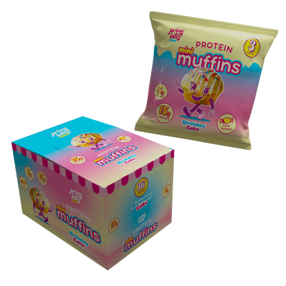 MINI MUFFINS - Birthday Cake