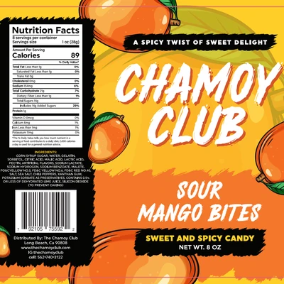 Sour Mango Bites Chamoy club