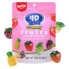 4D Gummy Fruits SUB 7oz